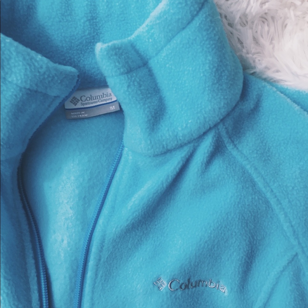 💫 ice blue Columbia fleece jacket 💫